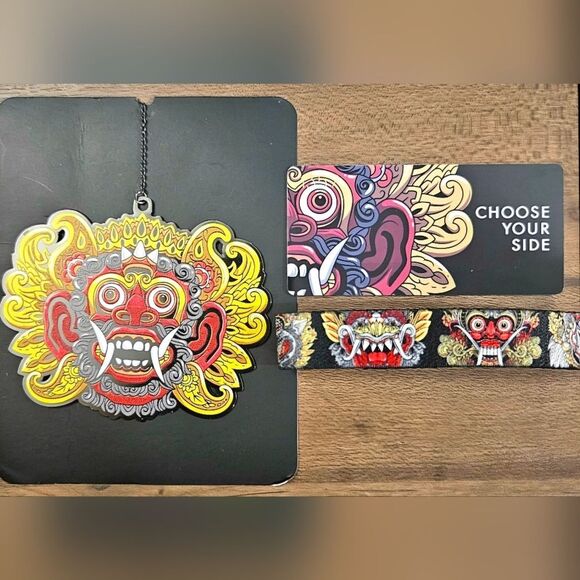ZOX "CHOOSE YOUR SIDE" #1364 BARONG MASK COLLECTIBLE WRISTBAND & BOOKMARK #594 - Picture 10 of 13